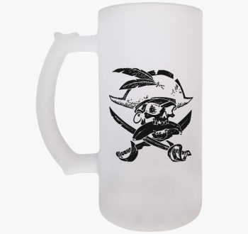Pirate skull silhoue...