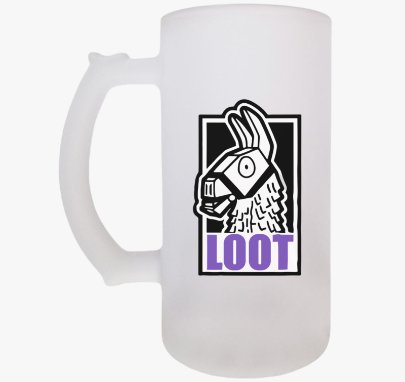 Fornite Loot purple söröskorsó