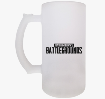 PUBG logo söröskorsó