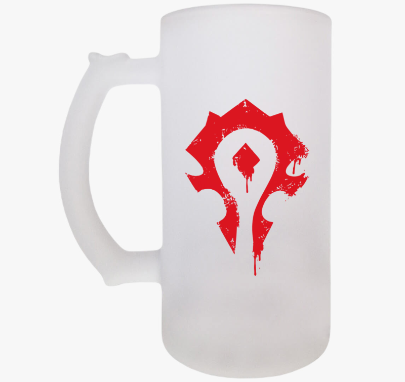 Warcraft Horde Symbol söröskorsó