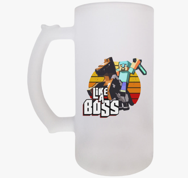 Minecraft Like a boss söröskorsó