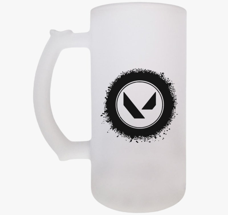 Valorant logo söröskorsó