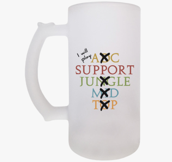 I will play support ...