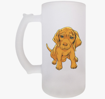 Aranyos kutyus sörös