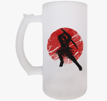 Szamuráj sziluett sö...