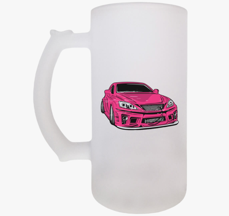 Csajos pink verda söröskorsó