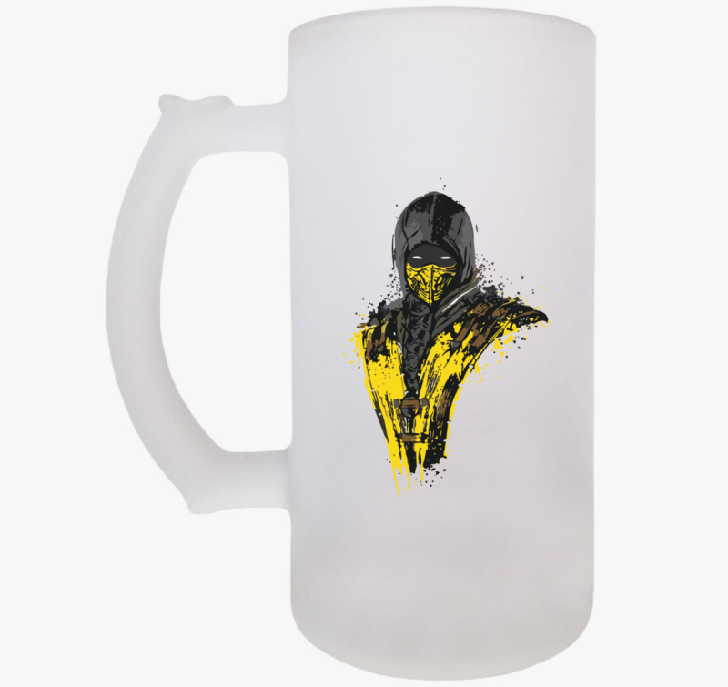 Mortal Kombat Scorpion Dotted söröskorsó