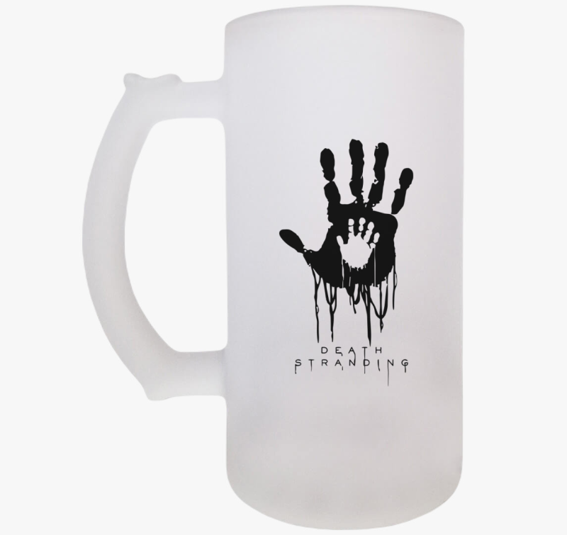 Death Stranding feliratú söröskorsó