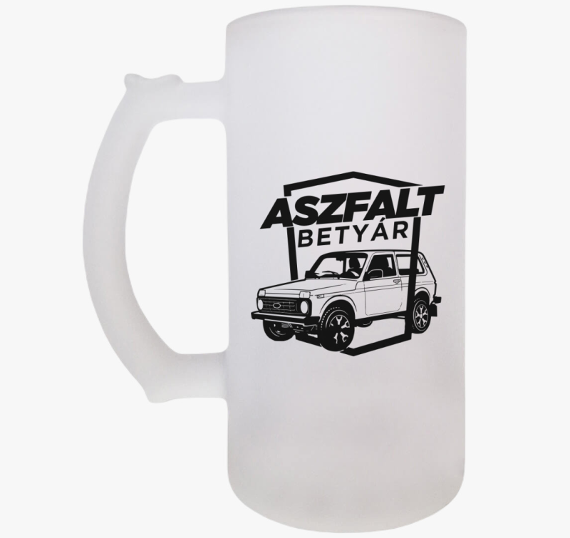 Aszfalt betyár söröskorsó