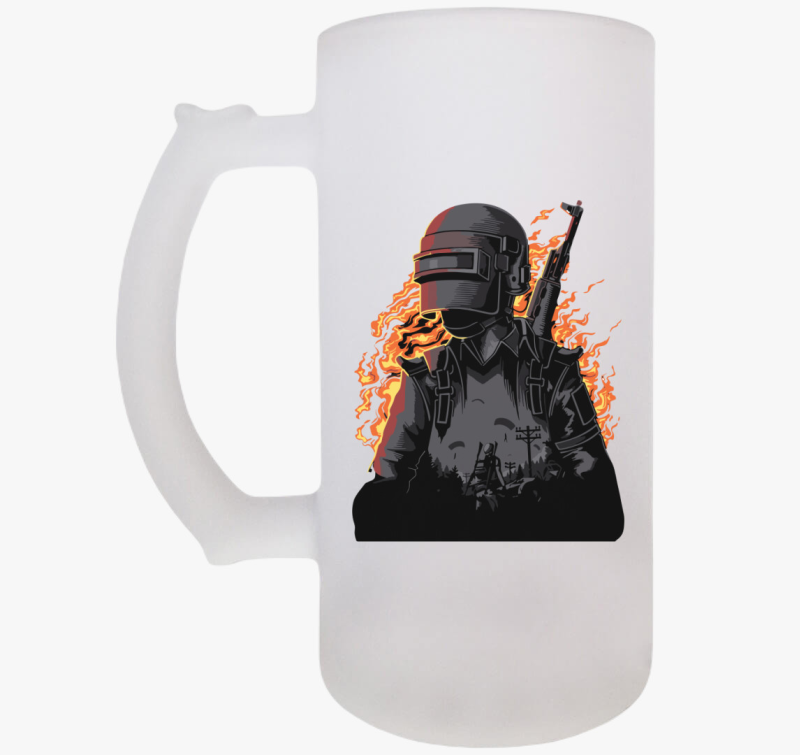 Pubg character fire söröskorsó