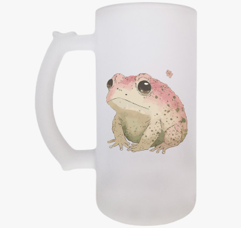 Sad pink frog sörösk