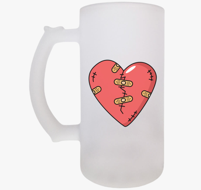 Meggyógyult szív  söröskorsó