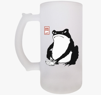 Unimpressed frog sör