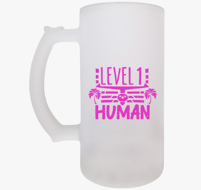 Level 1 Human pink söröskorsó