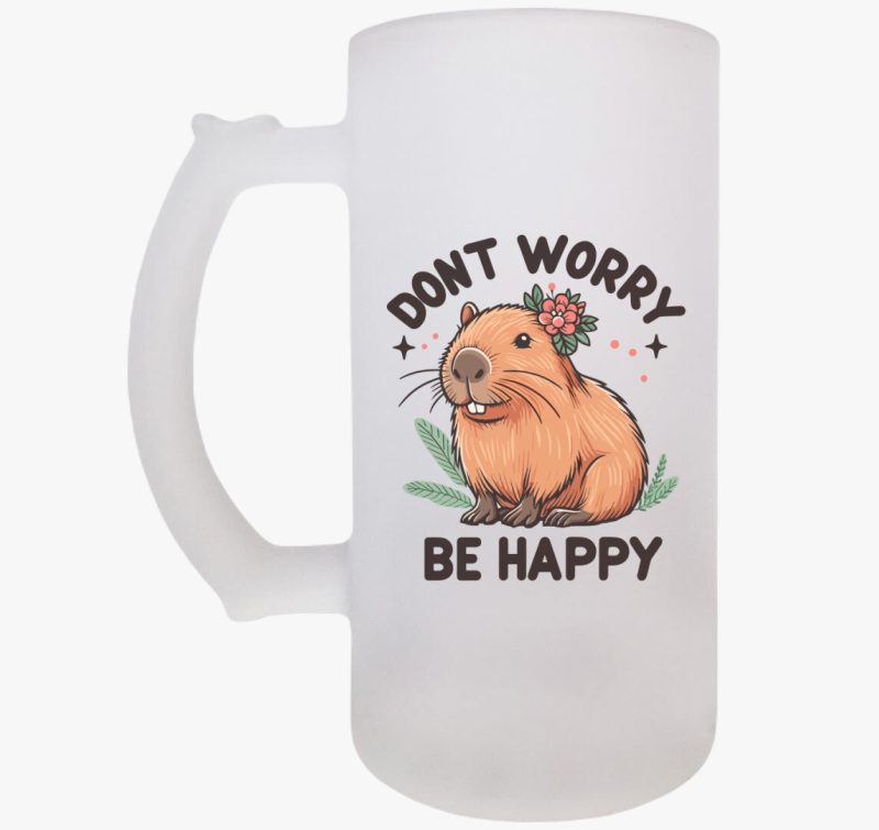 Dont worry capybara söröskorsó