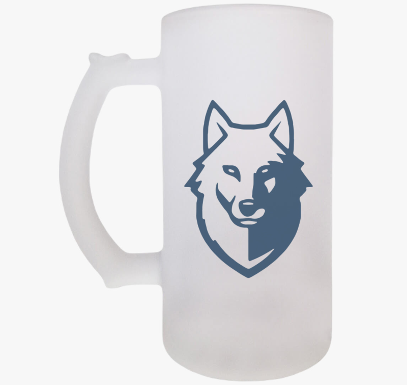 Farkas fej design divat söröskorsó