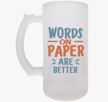 Paper books söröskor