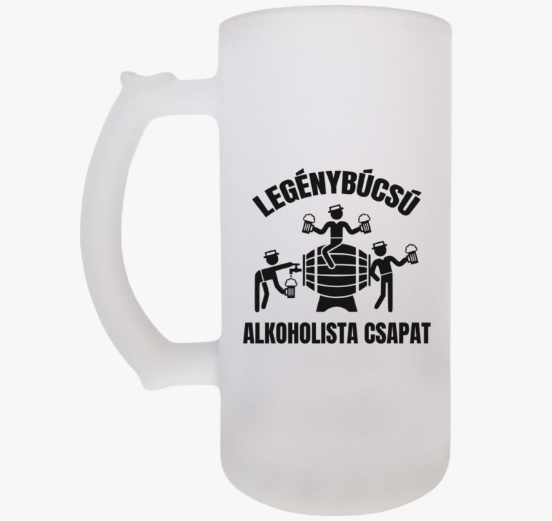 Legénybúcsú alkoholista csapat legénybúcsú söröskorsó