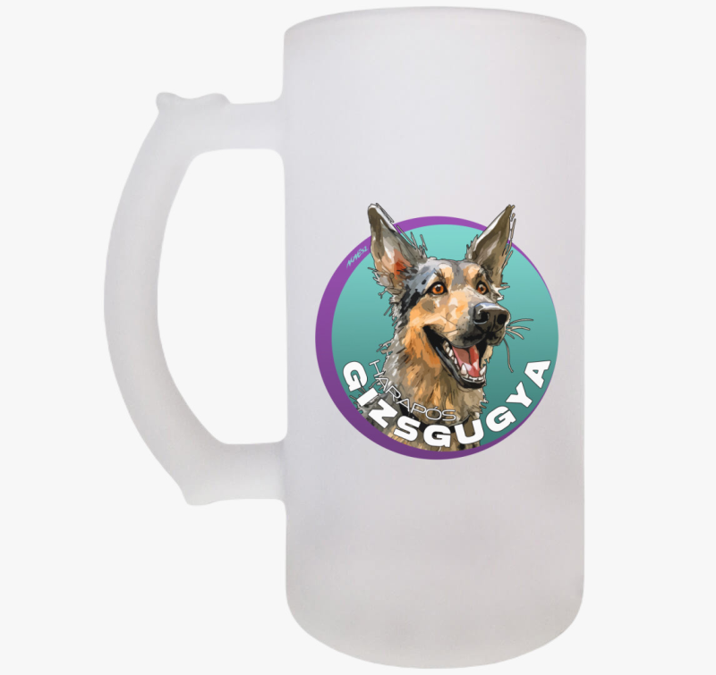 Németjuhász gizsgugya söröskorsó