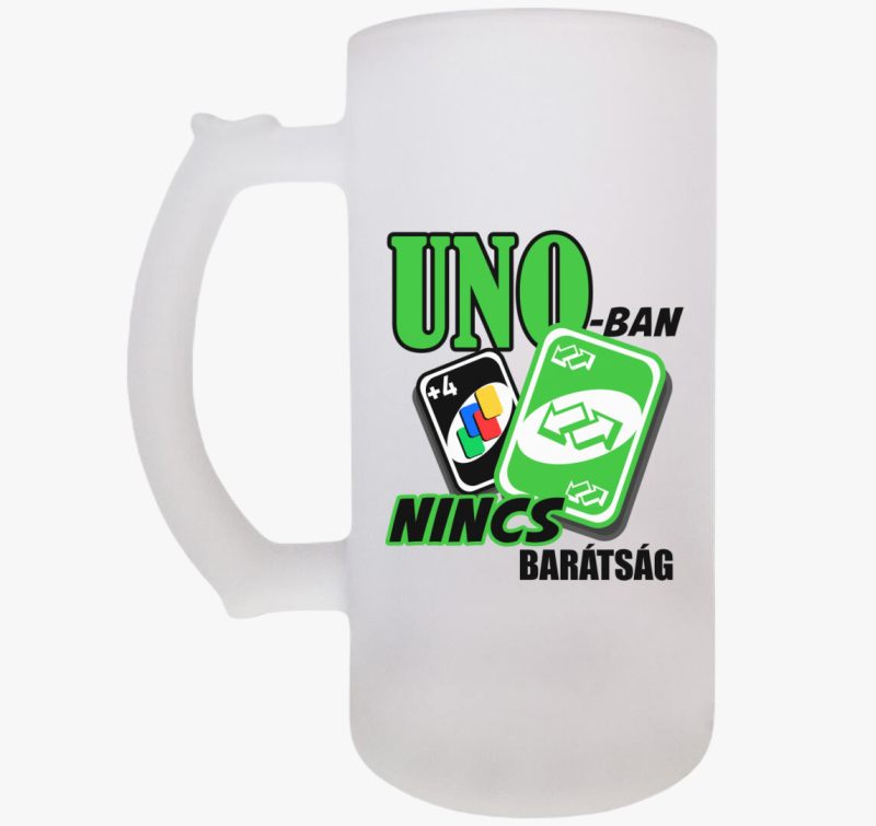UNO játékos söröskorsó
