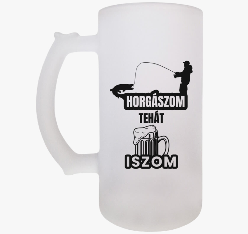 Horgászom tehát iszom söröskorsó
