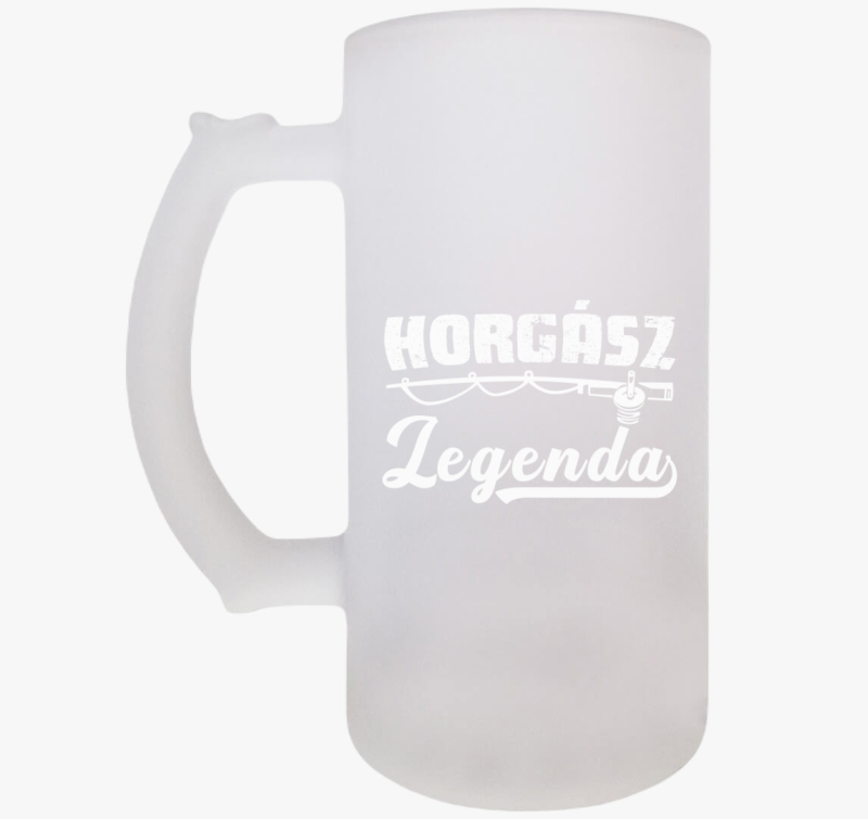 Horgász legenda söröskorsó