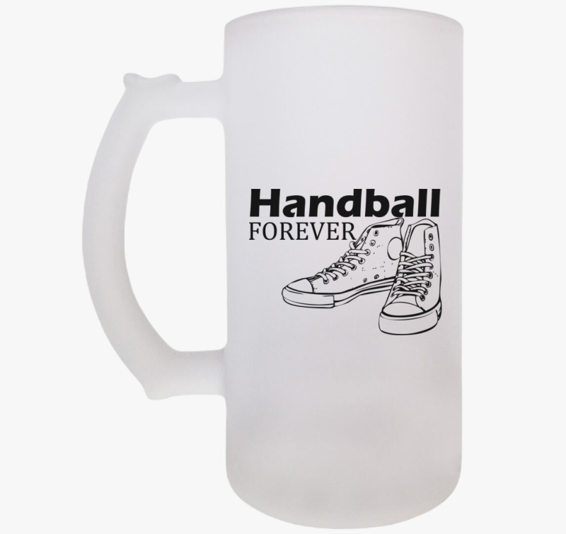Handball cipős söröskorsó