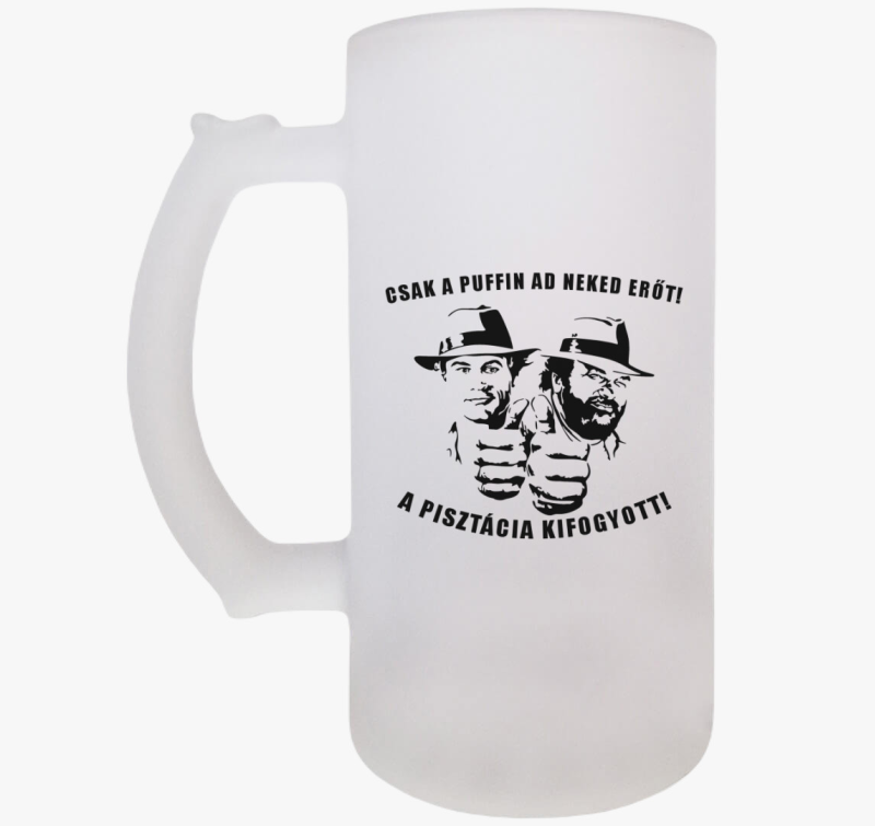 Csak a puffin ad neked erőt, a pisztácia kifogyott söröskorsó
