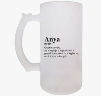 Anya főnév söröskors