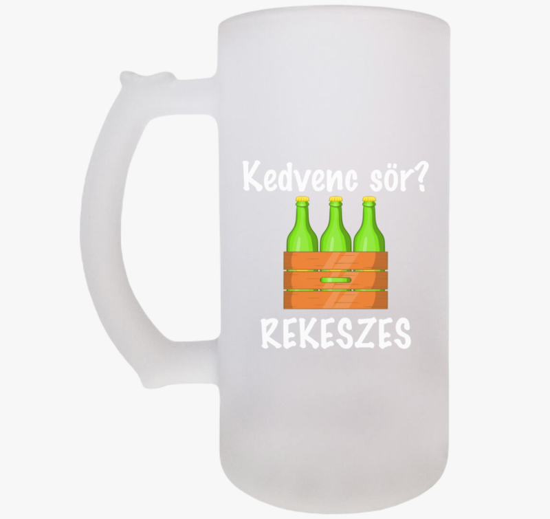 Kedvenc sör? rekeszes söröskorsó