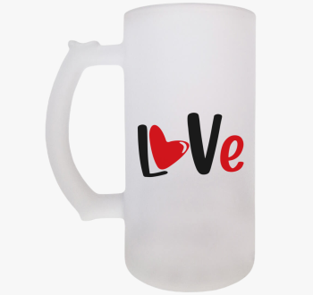 Love felirat sörösko