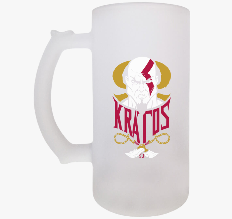 God of War - Kratos artwork söröskorsó