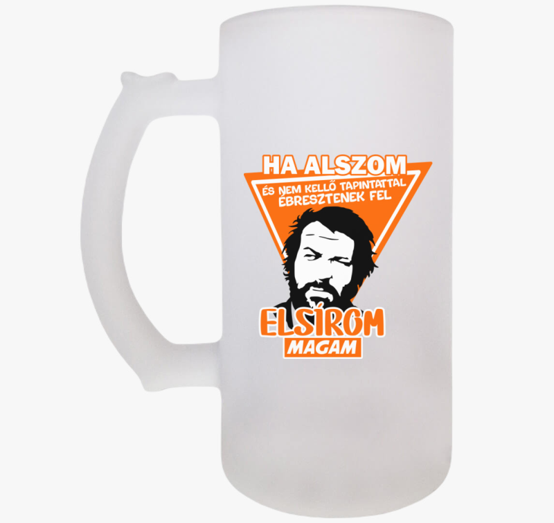 Bud Spencer mintás söröskorsó