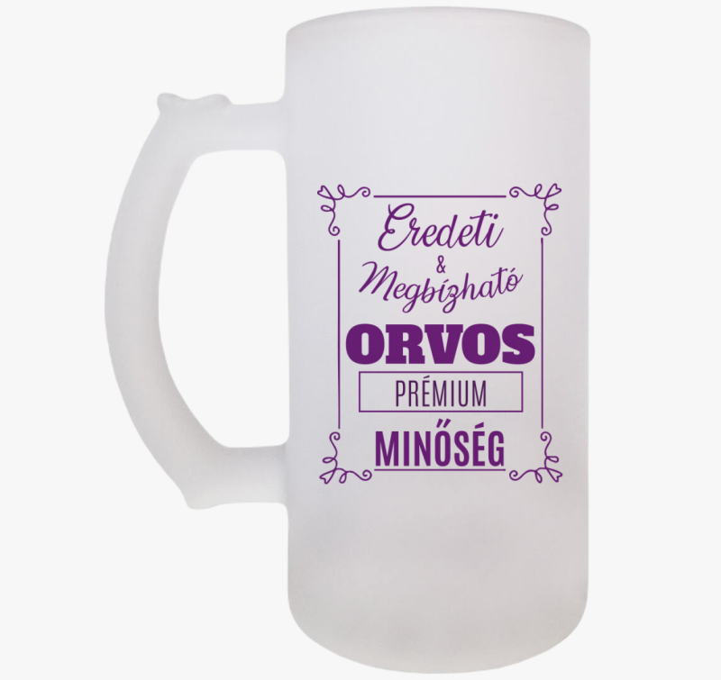 Megbízható orvos söröskorsó