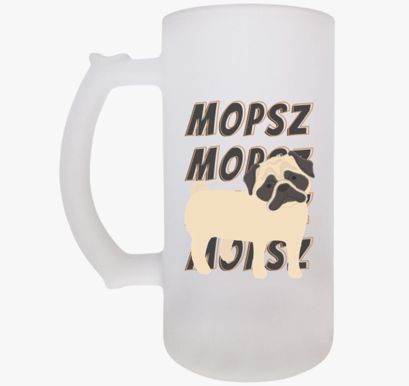 Mopsz mintás söröskorsó