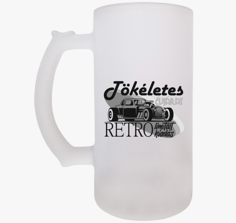 Retro tökéletes évjárat söröskorsó
