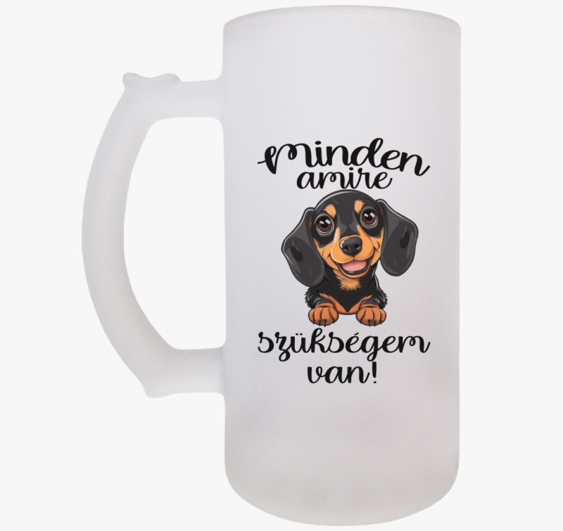 Tacsi Minden amire szükségem van söröskorsó