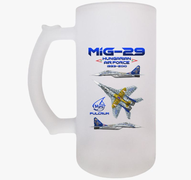 MiG-29 Gracy emlék söröskorsó