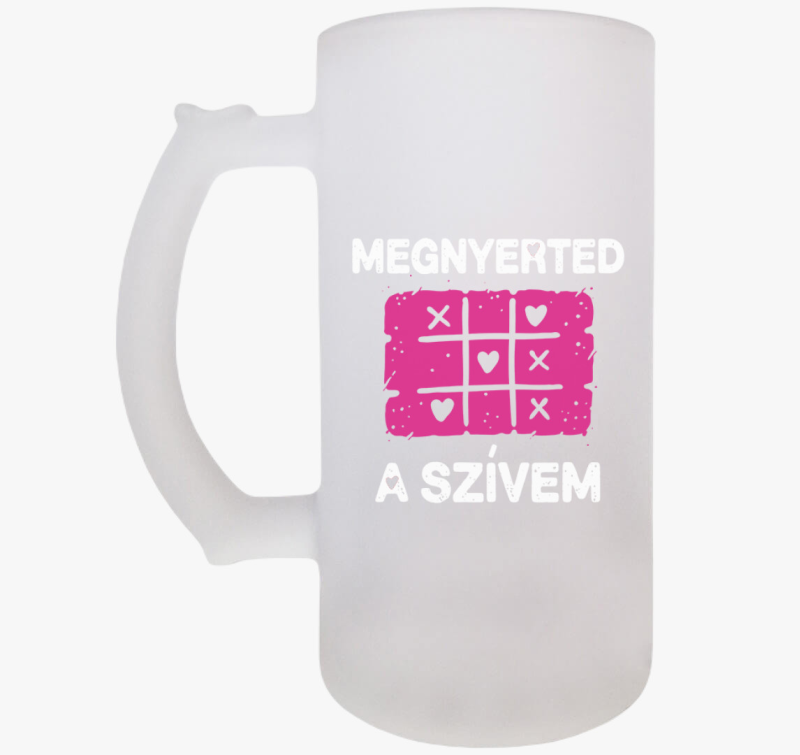 Megnyerted a szívem söröskorsó
