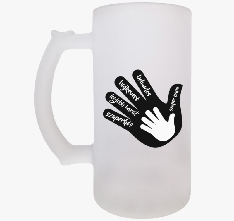 Papa és unoka söröskorsó