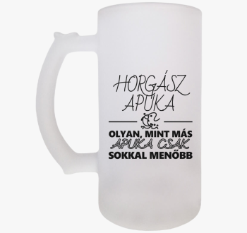 Horgász apuka sörösk