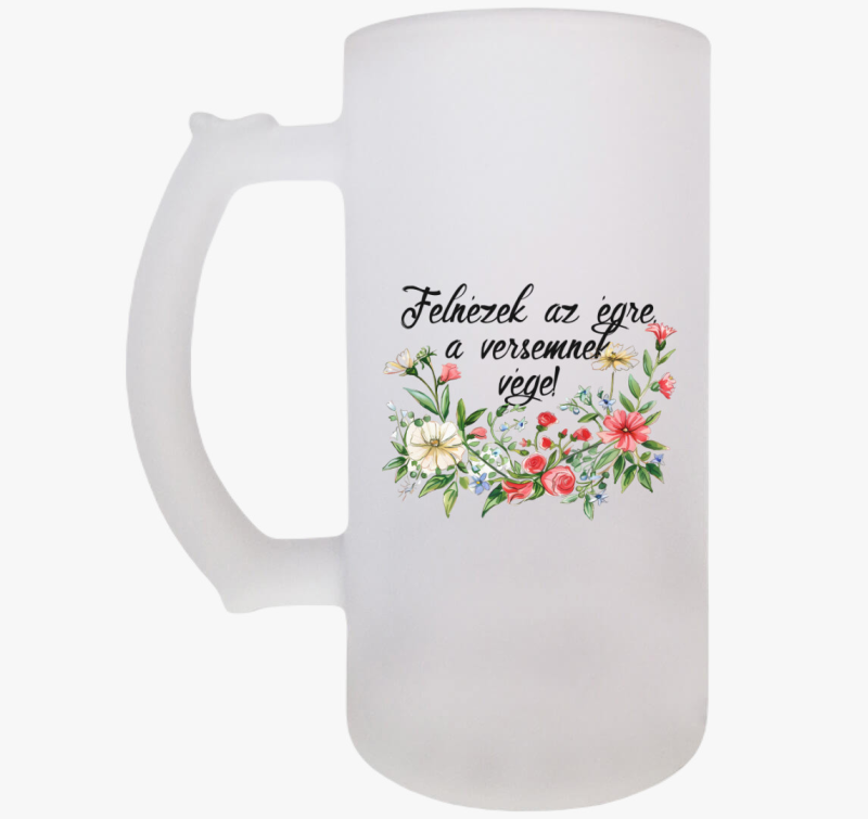 Felnézek az égre... locsolkodós söröskorsó