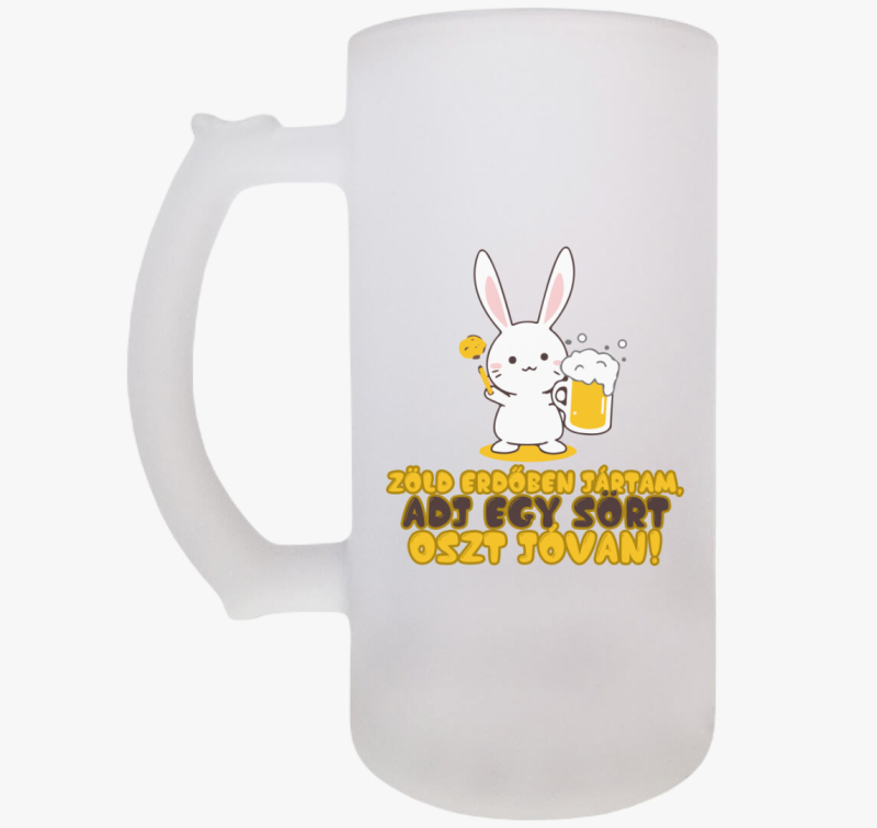 Sörös nyuszis húsvéti söröskorsó