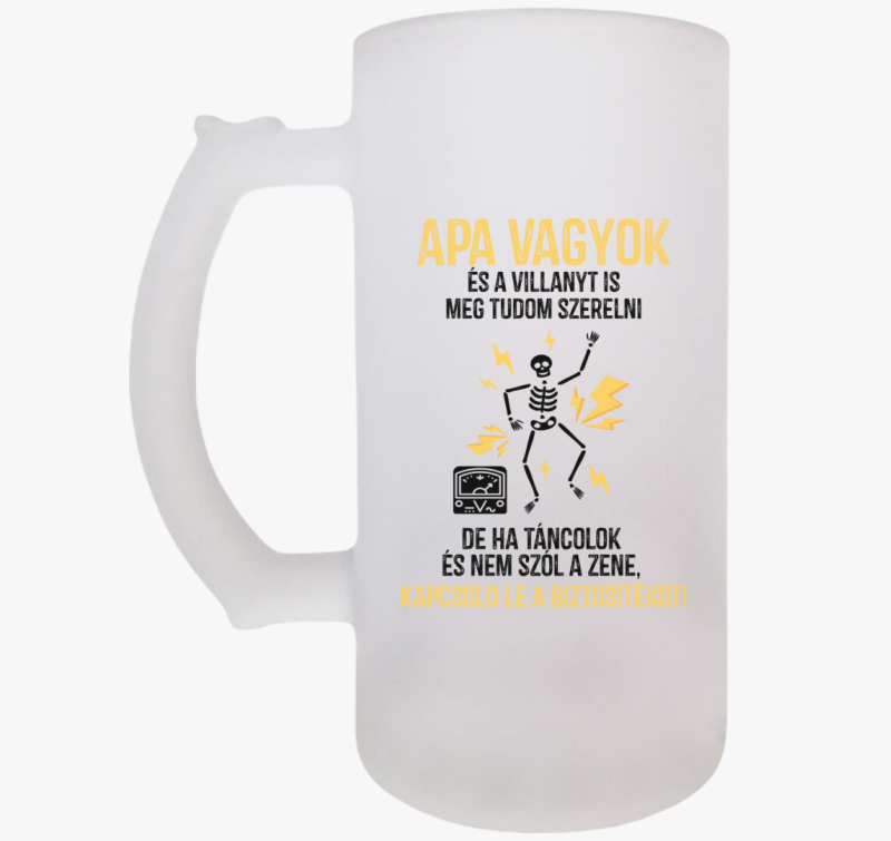 Apa vagyok... vicces söröskorsó