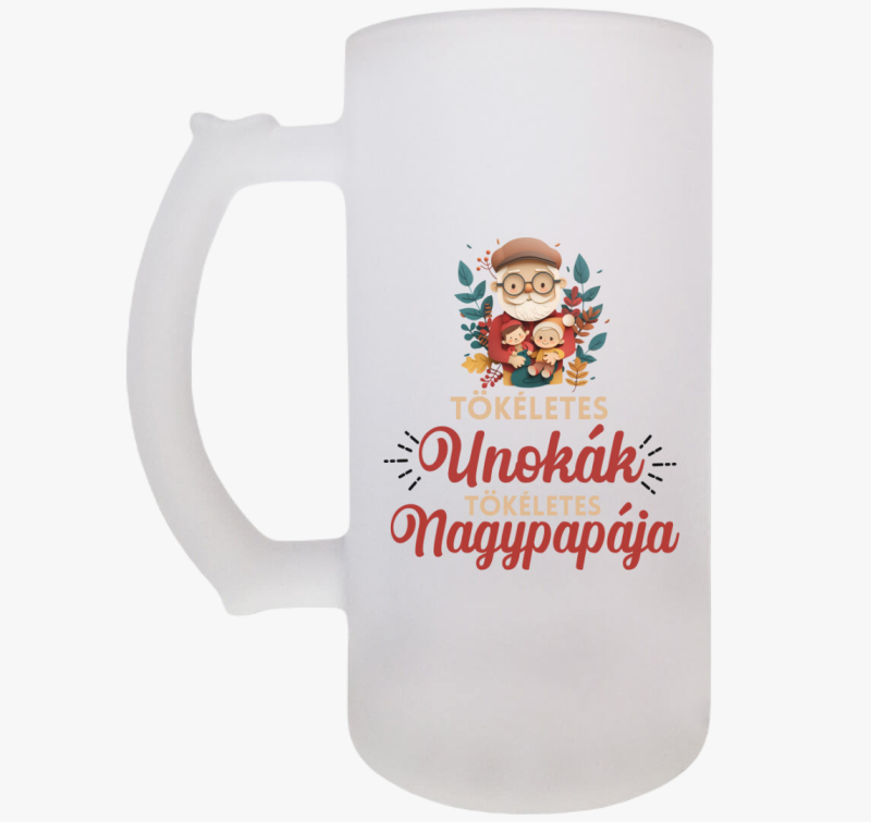 Tökéletes unokák tökéletes nagypapája söröskorsó