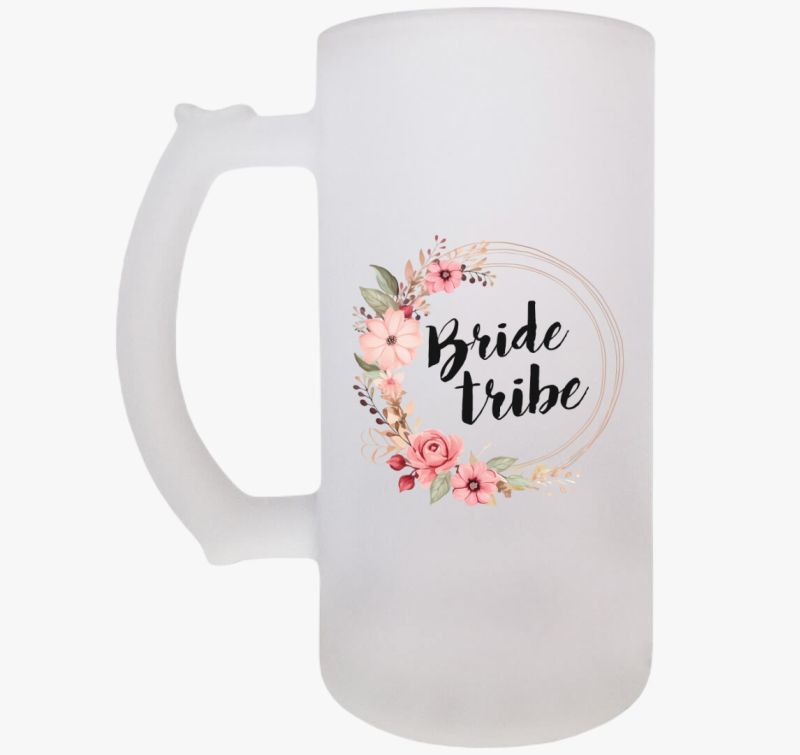 Bride tribe virágos söröskorsó