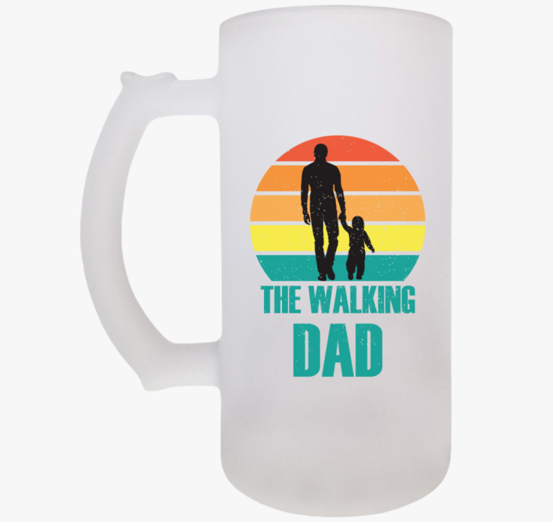 The walking dad mintás söröskorsó