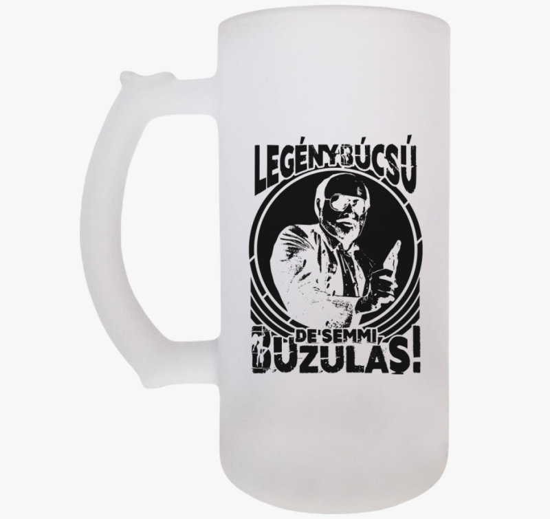 Legénybúcsú, de semmi buzulás söröskorsó