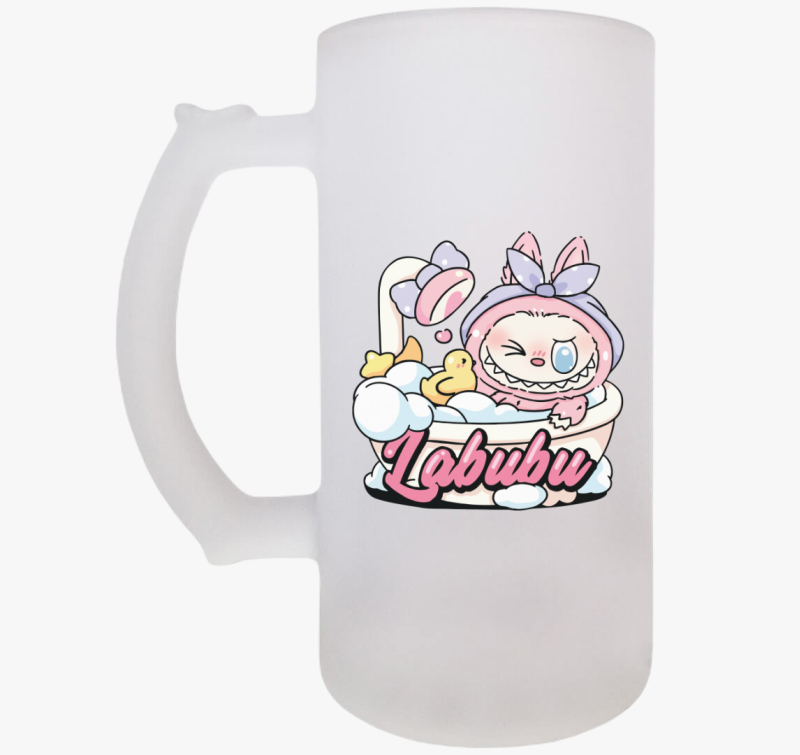 Habfürdős labubu söröskorsó 