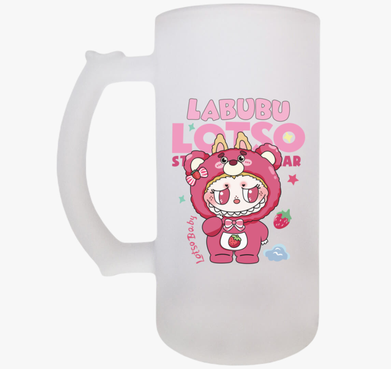 Lotso bear labubu söröskorsó 